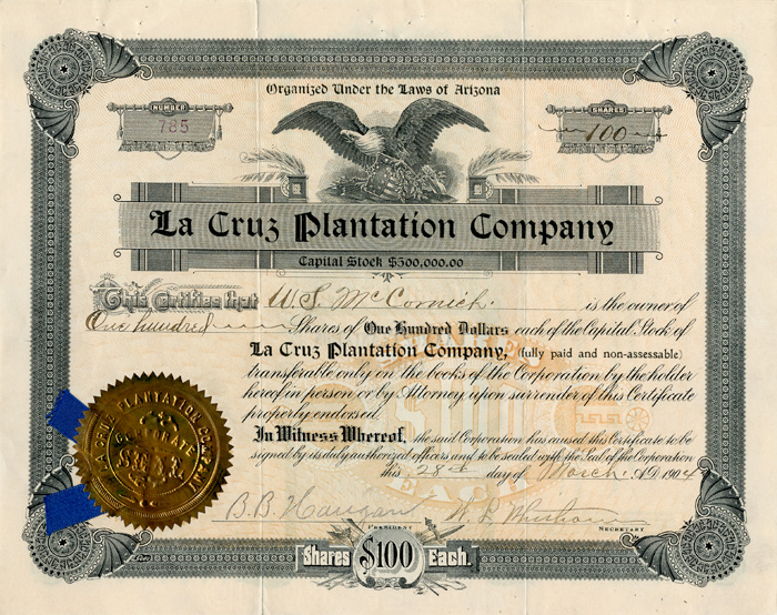 La Cruz Plantation Co.